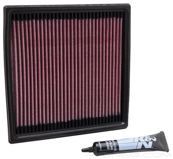 Picture of Powersport Panel Red Air Filter (8.5" L x 8.375" W x 0.75" H)