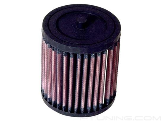 Picture of Powersport Round Red Air Filter (1.438" F x 1.438" ID x 3.625" OD x 4.125" H)