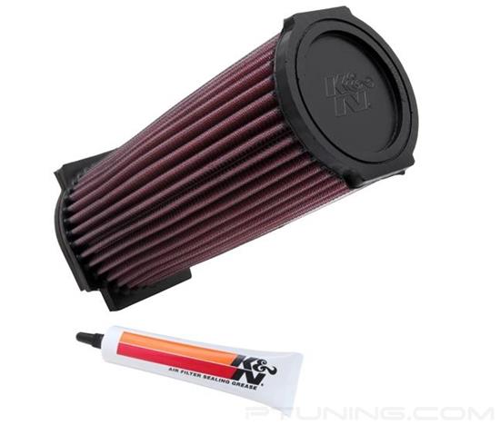 Picture of Powersport Round Red Air Filter (2.625" ID x 3.625" OD x 9" H)