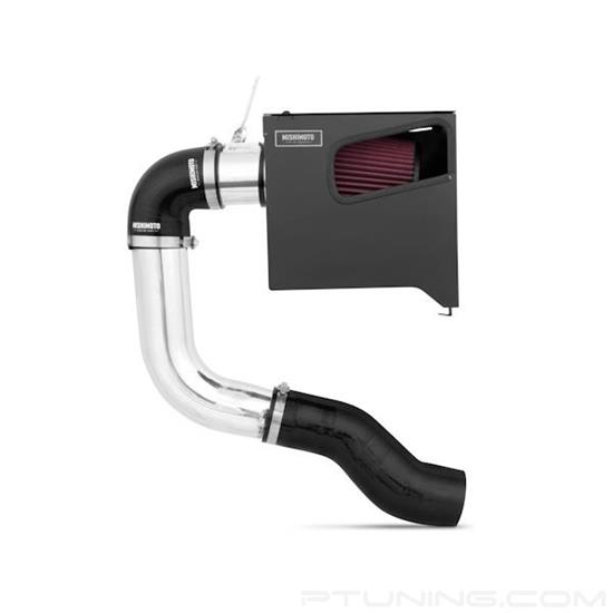 Picture of Performance Aluminum Silver Cold Air Intake System with Red Filter
