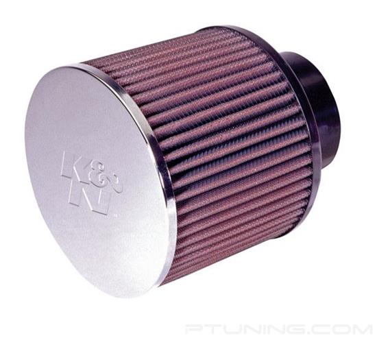 Picture of Powersport Round Tapered Red Air Filter (3" F x 5.125" B x 5.375" T x 4.5" H)