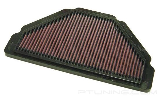 Picture of Powersport Unique Red Air Filter (11.875" L x 6.438" W x 0.625" H)