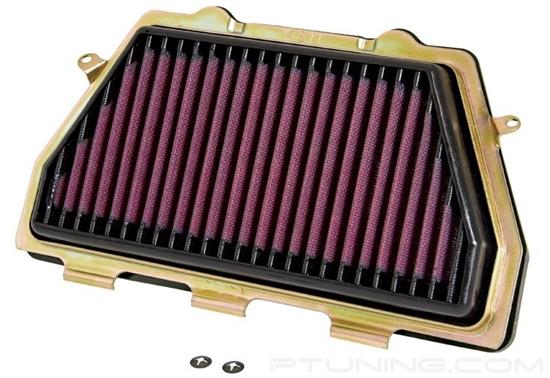 Picture of Powersport Unique Red Air Filter (11.375" L x 6.188" W x 1.375" H)