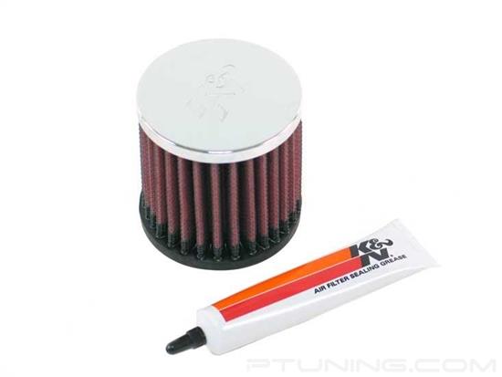 Picture of Powersport Round Red Air Filter (1.938" F x 1.688" ID x 3" OD x 3" H)