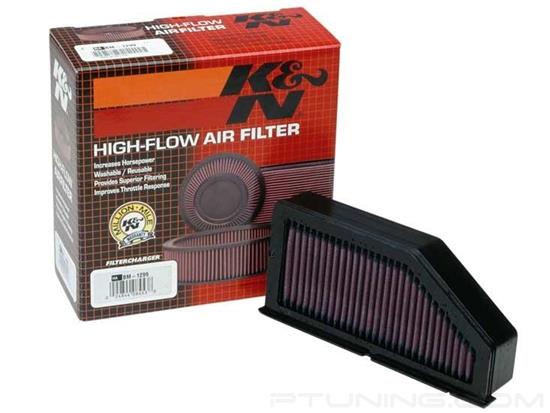 Picture of Powersport Unique Red Air Filter (8.313" L x 3.875" W x 1.938" H)