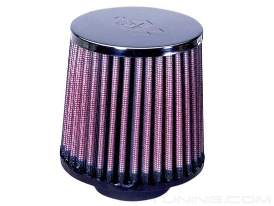 Picture of Powersport Round Tapered Red Air Filter (1.875" F x 3.875" B x 3.5" T x 3.875" H)
