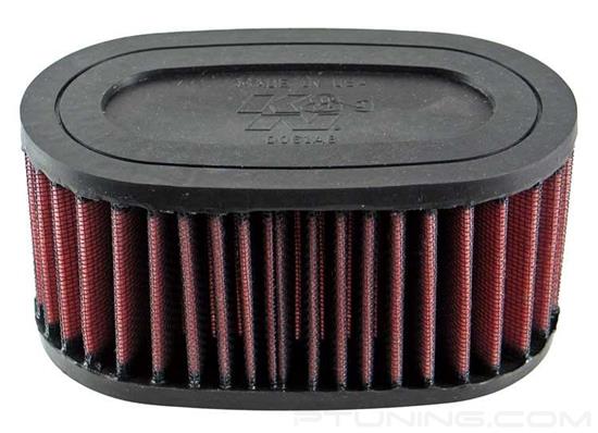 Picture of Powersport Oval Red Air Filter (6" BOL x 3.5" BOW x 6" TOL x 3.5" TOW x 2.875" H)