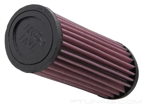 Picture of Powersport Oval Red Air Filter (4.25" BOL x 3.313" BOW x 4.25" TOL x 3.313" TOW x 6.75" H)