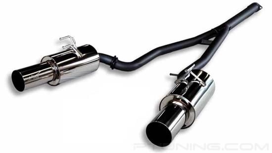 Picture of Racing Muffler Exhaust System with Split Rear Exit