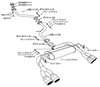 Picture of Legamax Premium Series 304 SS Cat-Back Exhaust System with Quad Rear Exit