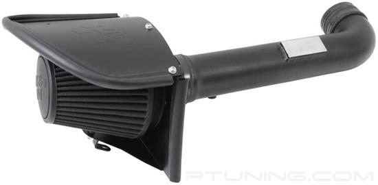 Picture of Blackhawk Induction Aluminum Black Powder Coated Cold Air Intake System with Black Filter
