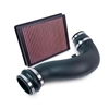 Picture of Jr. Black Composite Short Ram Intake Kit with SynthaMax Red Filter