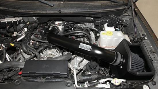 Picture of Blackhawk Induction Aluminum Textured Black Cold Air Intake System with Black Filter
