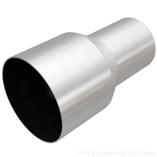 Picture of Stainless Steel Round Weld-On Exhaust Tip Adapter (2.75" Inlet, 4" Outlet, 7" Length)