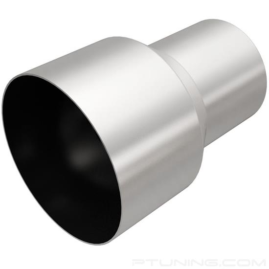 Picture of Stainless Steel Round Weld-On Exhaust Tip Adapter (3.5" Inlet, 5" Outlet, 7" Length)
