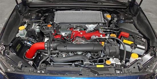 Picture of Cold Air Intake System - Wrinkle Red