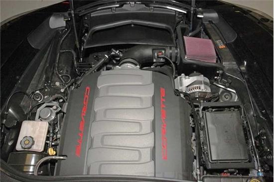 Picture of AirCharger Black Composite Cold Air Intake System with Red Filter