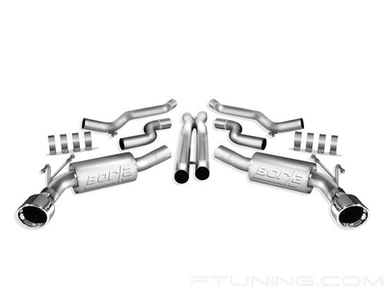 Picture of ATAK Stainless Steel Cat-Back Exhaust System with Split Rear Exit