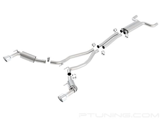 Picture of S-Type Stainless Steel EC-Type Approved Cat-Back Exhaust System with Split Rear Exit