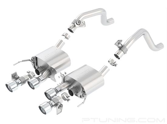 Picture of S-Type 304 SS Axle-Back Exhaust System with Quad Rear Exit