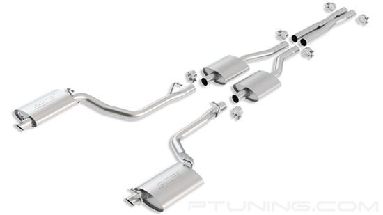 Picture of S-Type Stainless Steel Cat-Back Exhaust System with Split Rear Exit