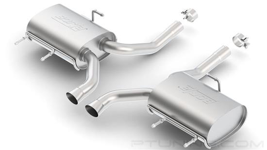 Picture of Touring Stainless Steel Axle-Back Exhaust System with Dual Rear Exit