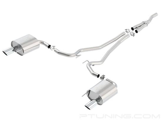 Picture of ATAK Stainless Steel Cat-Back Exhaust System with Split Rear Exit