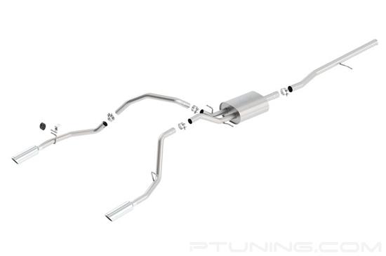 Picture of S-Type Stainless Steel Cat-Back Exhaust System with Split Rear Exit