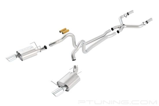 Picture of ATAK Stainless Steel Cat-Back Exhaust System with Split Rear Exit