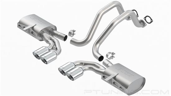 Picture of S-Type II Stainless Steel Cat-Back Exhaust System with Quad Rear Exit