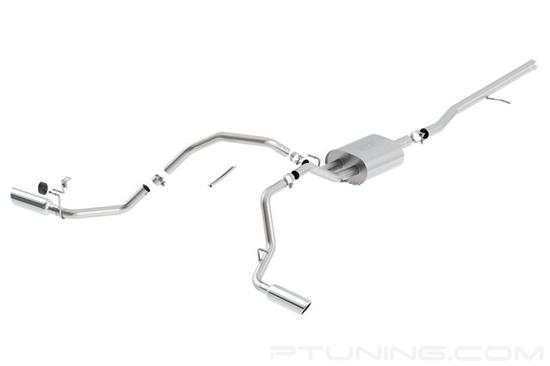 Picture of Touring Stainless Steel Cat-Back Exhaust System with Split Side Exit