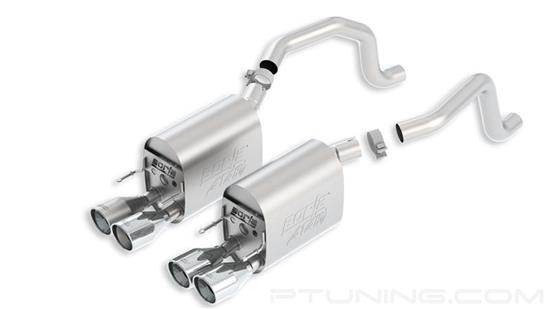 Picture of ATAK Stainless Steel Axle-Back Exhaust System with Quad Rear Exit