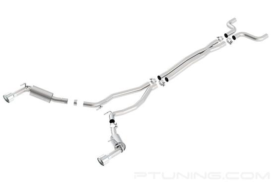Picture of S-Type Stainless Steel Cat-Back Exhaust System with Split Rear Exit