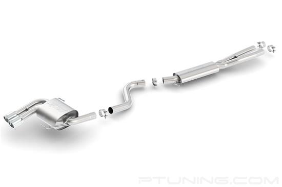 Picture of Touring Stainless Steel Cat-Back Exhaust System with Dual Rear Exit
