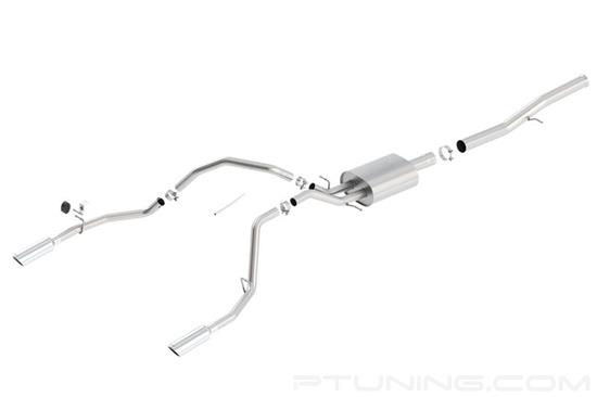 Picture of ATAK Stainless Steel Cat-Back Exhaust System with Split Rear Exit