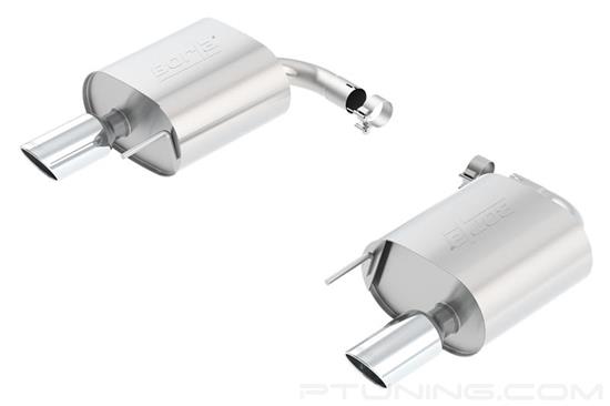 Picture of S-Type Stainless Steel Axle-Back Exhaust System with Split Rear Exit