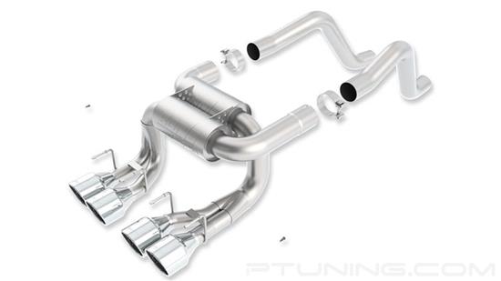 Picture of ATAK Stainless Steel Axle-Back Exhaust System with Quad Rear Exit