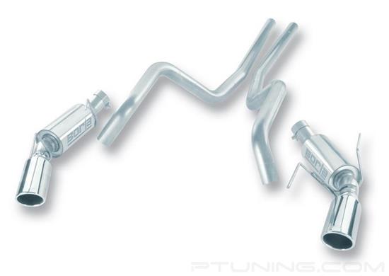 Picture of ATAK Stainless Steel Cat-Back Exhaust System with Split Rear Exit