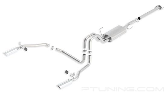 Picture of ATAK Stainless Steel Cat-Back Exhaust System with Split Rear Exit