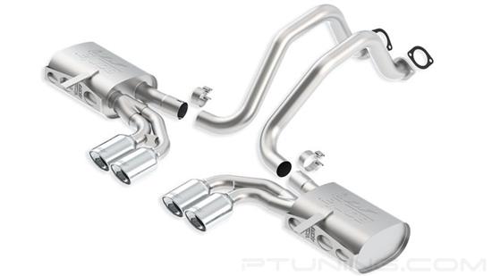 Picture of ATAK Stainless Steel Cat-Back Exhaust System with Quad Rear Exit