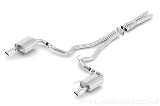 Picture of ATAK Stainless Steel Cat-Back Exhaust System with Split Rear Exit