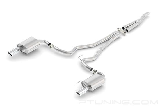 Picture of S-Type Stainless Steel Cat-Back Exhaust System with Split Rear Exit