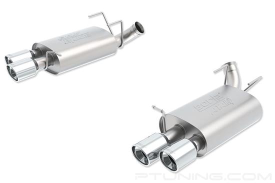 Picture of ATAK Stainless Steel Axle-Back Exhaust System with Quad Rear Exit