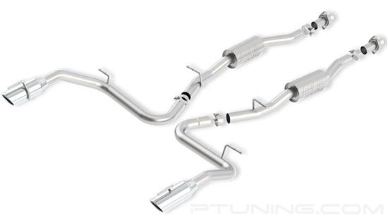 Picture of ATAK Stainless Steel Cat-Back Exhaust System with Split Rear Exit
