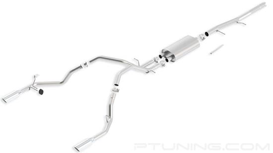 Picture of S-Type Stainless Steel Cat-Back Exhaust System with Split Rear Exit