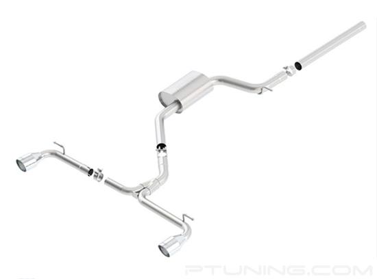 Picture of S-Type Stainless Steel Cat-Back Exhaust System with Split Rear Exit