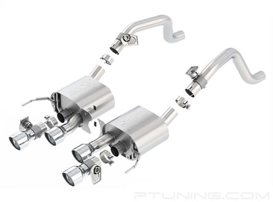 Picture of ATAK 304 SS Axle-Back Exhaust System with Quad Rear Exit