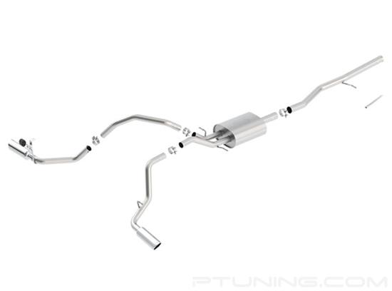 Picture of ATAK Stainless Steel Cat-Back Exhaust System with Split Side Exit