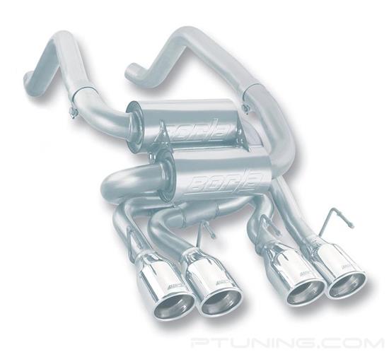 Picture of S-Type Stainless Steel Axle-Back Exhaust System with Quad Rear Exit