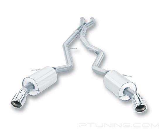 Picture of S-Type Stainless Steel Cat-Back Exhaust System with Split Rear Exit